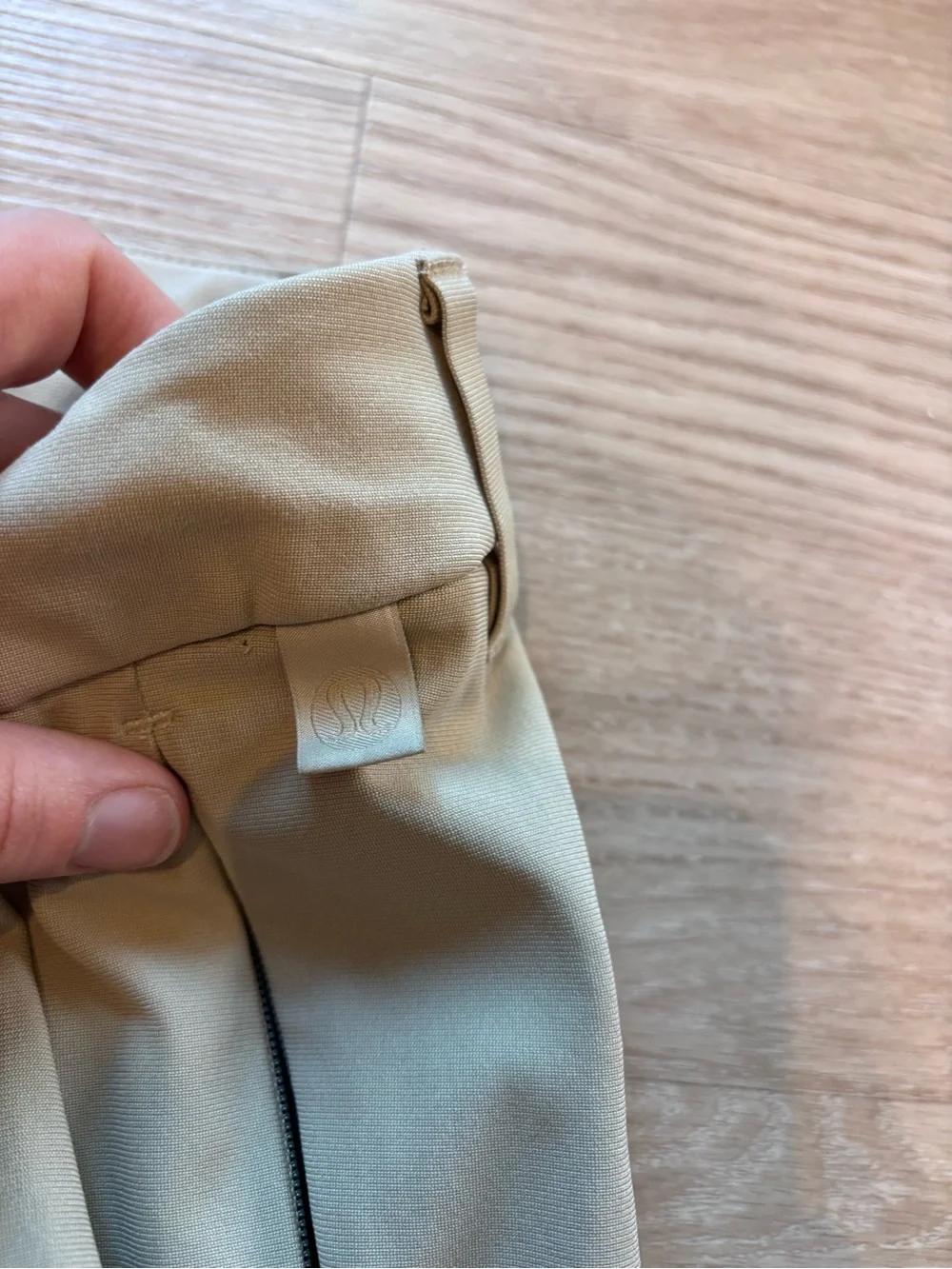 Lululemon Men’s 33 (Fits 34x31) Commission Pants Khaki Beige Slim Performance